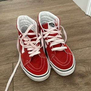 Red High Top Vans